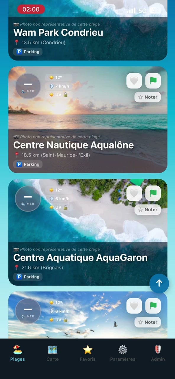 Aperçu BeachFinder